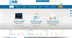 Desktop Screenshot of kksecurities.com